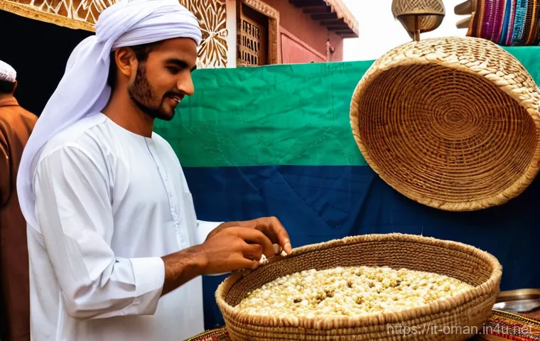 오만 농촌 지역 생활 - **Prompt:** A serene and picturesque scene in a traditional Omani village nestled amidst a lush date... 오만 농촌 지역 생활 - **Prompt:** A serene and picturesque scene in a traditional Omani village nestled amidst a lush date...