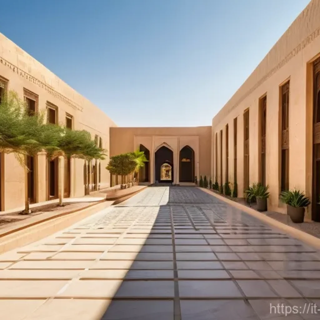 오만의 건축 디자이너 - **Prompt:** A vibrant, futuristic yet culturally rich urban landscape in Sultan Haitham City, Oman. ...